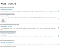 Tablet Screenshot of blog.williepietersen.com